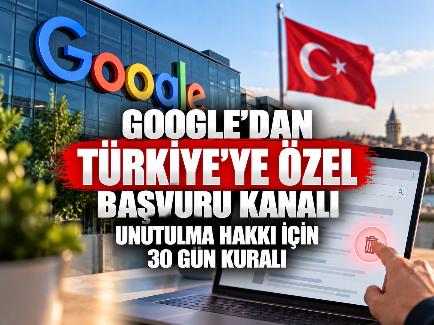 Google'dan Türkiye'ye özel başvuru kanalı: Unutulma hakkı için 30 gün kuralı