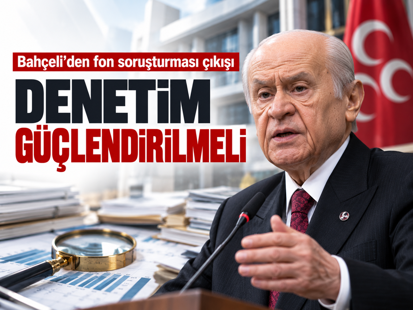 Bahçeli’den fon soruşturması çıkışı: Denetim güçlendirilmeli