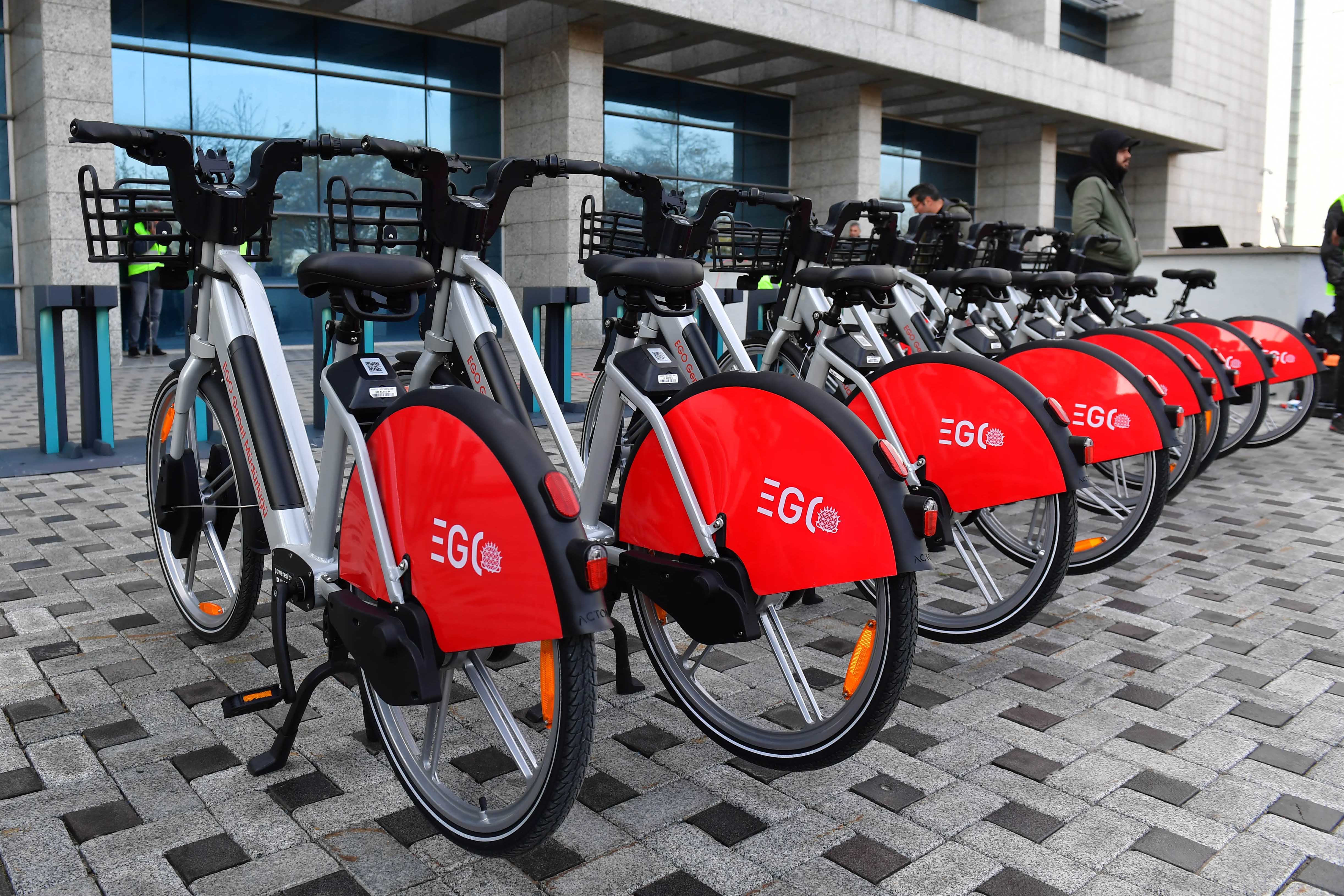 Ankara'da elektrikli bisiklet dönemi: İlk 100 EGO E-Bisiklet kullanıma açıldı