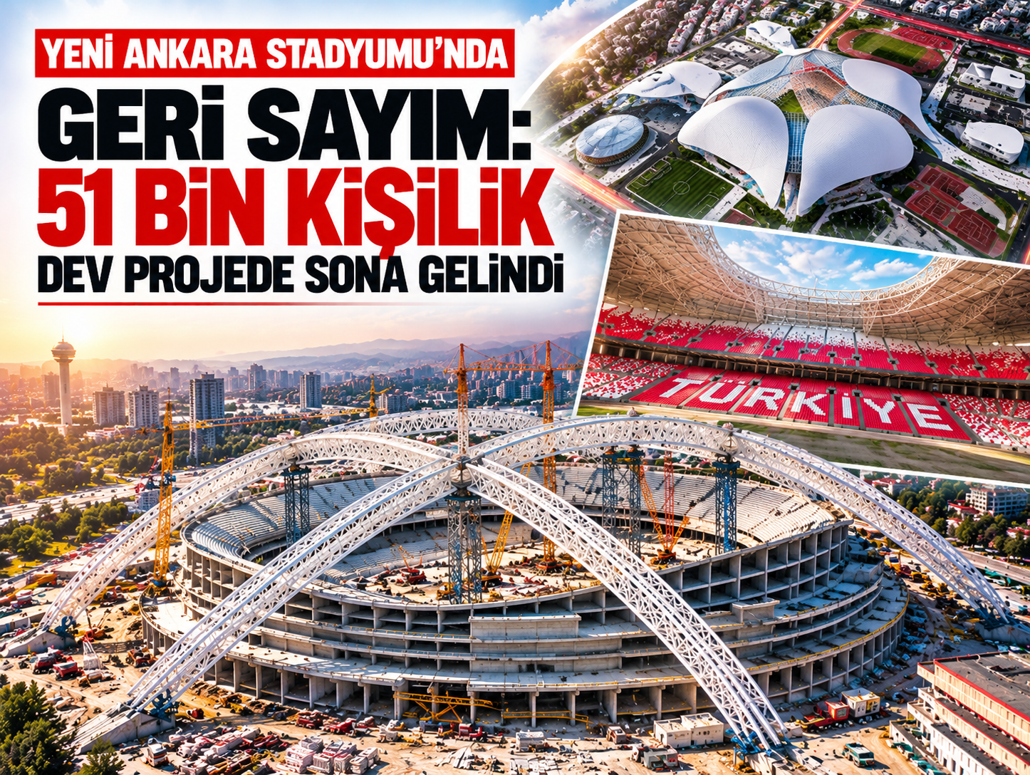 Yeni Ankara Stadyumu'nda geri sayım: 51 bin kişilik dev projede sona gelindi