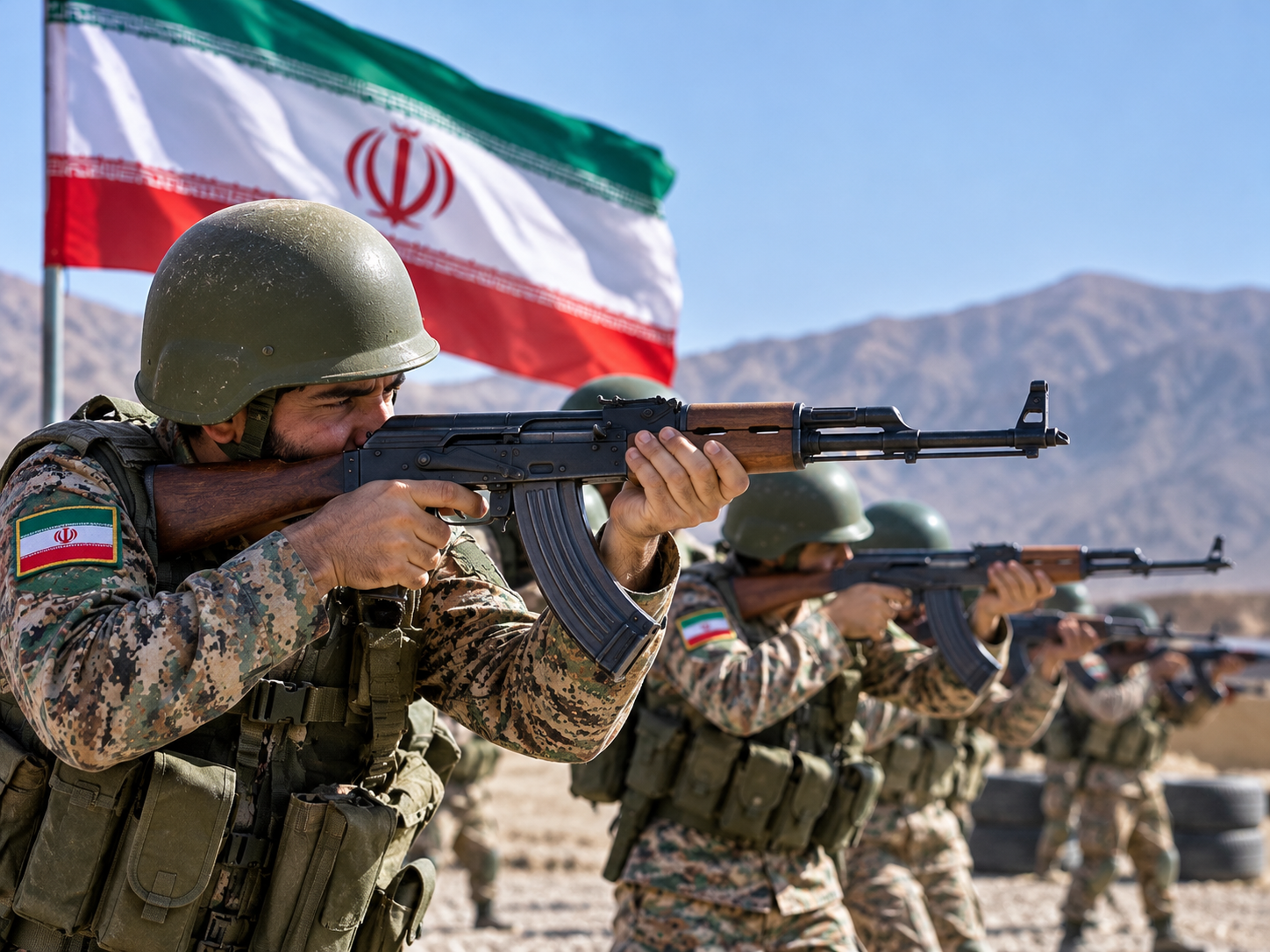 İran'da Amerikan tehdidine karşı silah eğitimi başladı