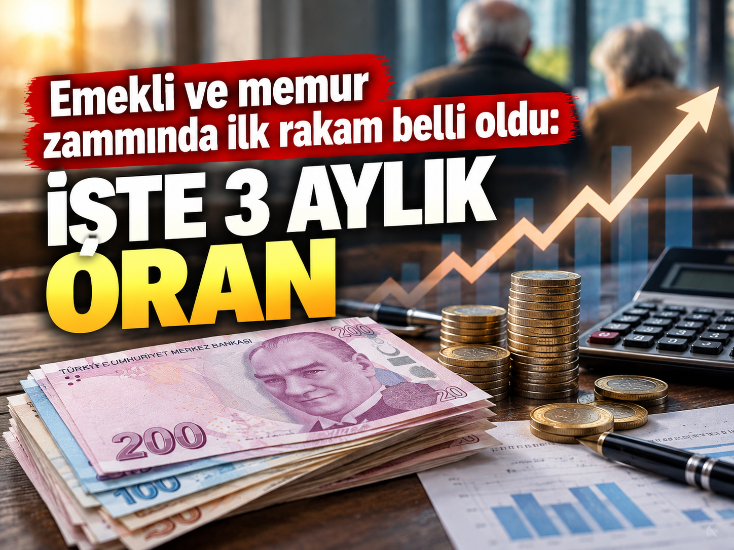 Emekli ve memur zammında ilk rakam belli oldu: İşte 3 aylık oran
