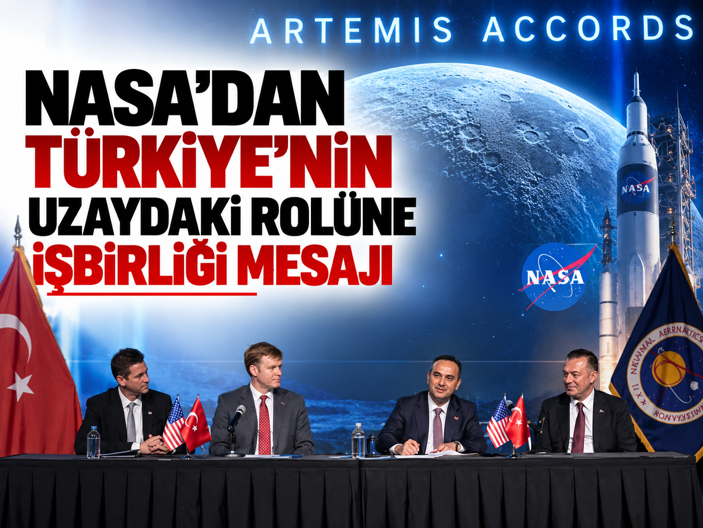 NASA'dan Türkiye'nin uzaydaki rolüne ilişkin işbirliği mesajı