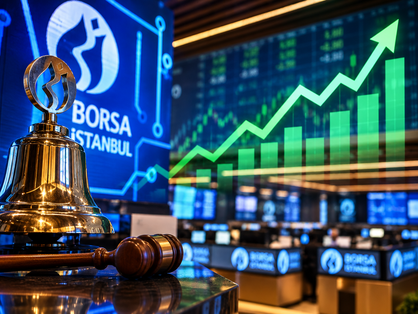 Borsa günü yükselişle tamamladı: BIST 100 12.443 puanı gördü