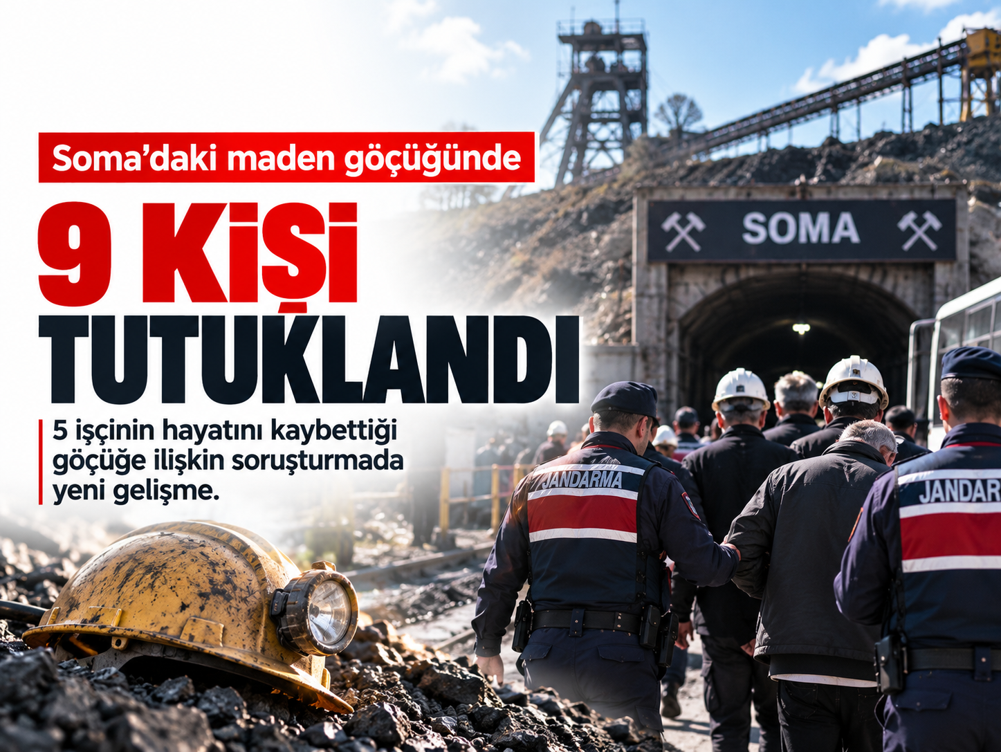 Soma’daki maden göçüğü soruşturmasında 9 kişi tutuklandı