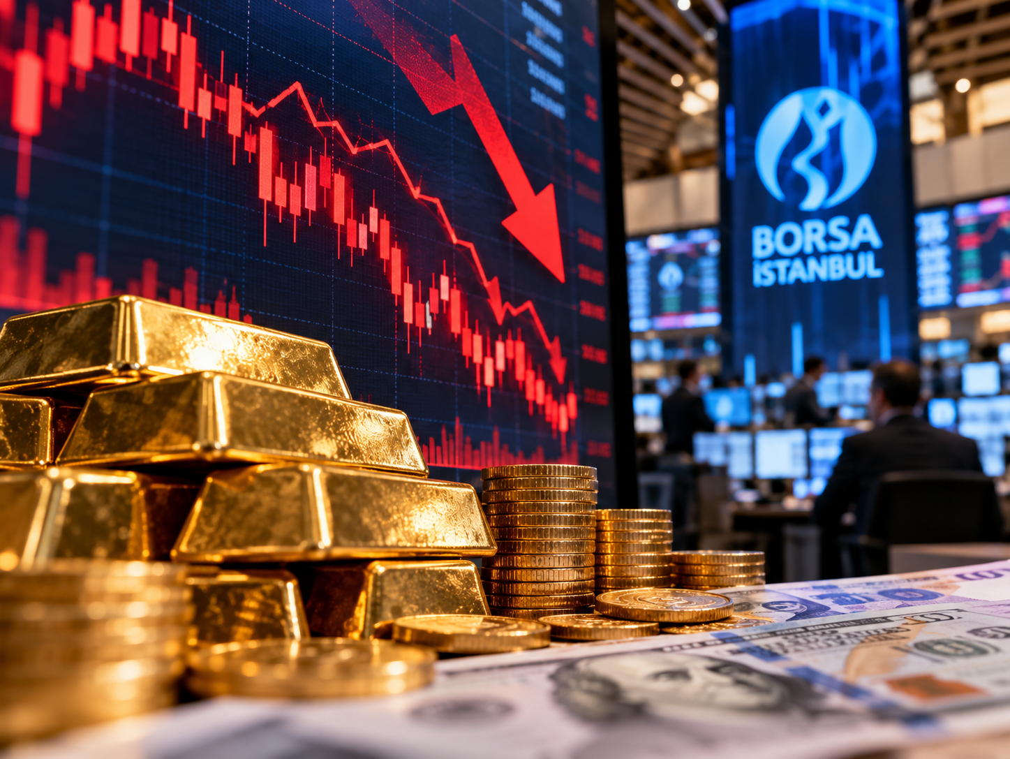 Borsa günü düşüşle tamamladı: BIST 100 12.374 puanda