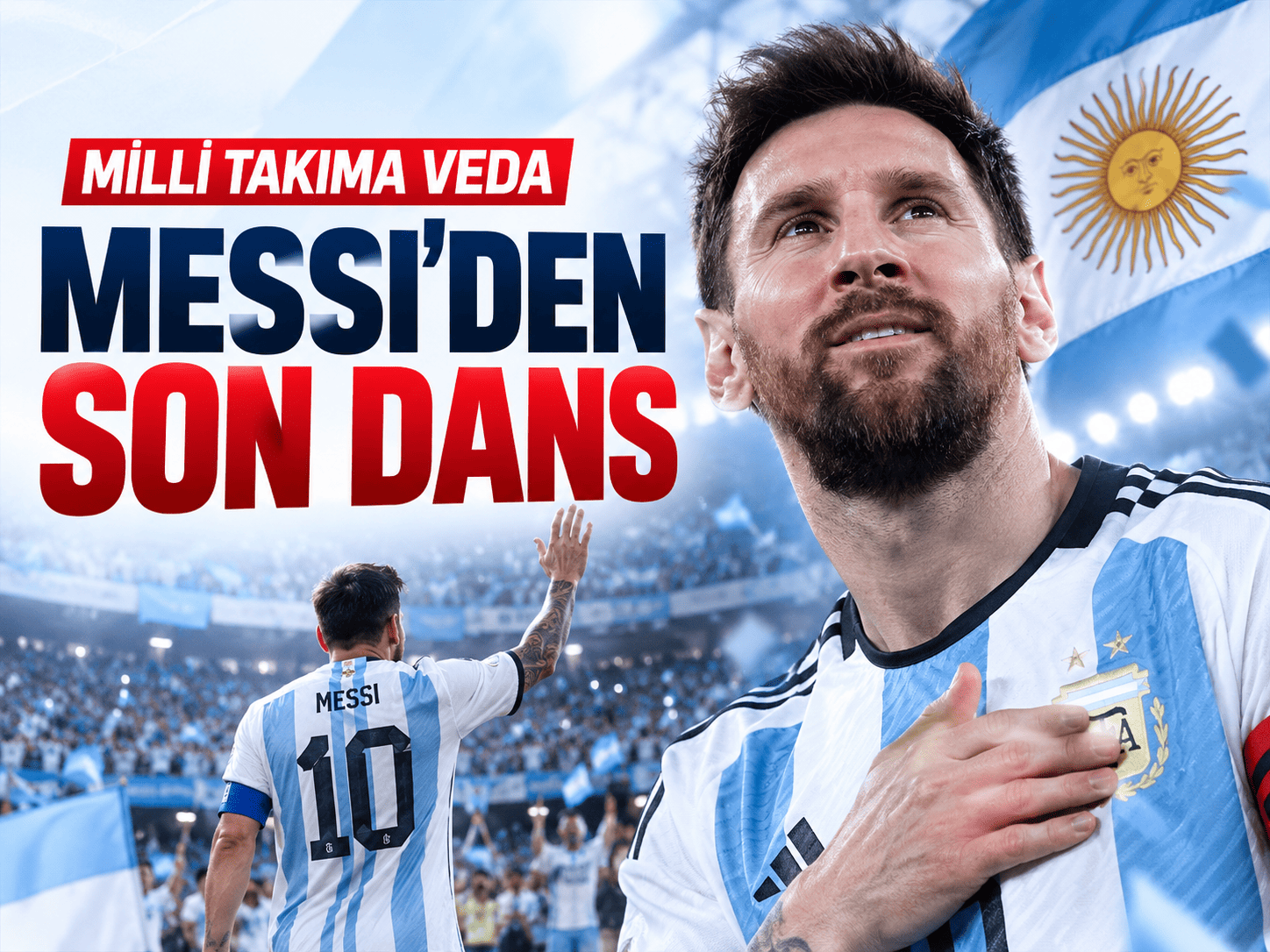 Lionel Messi Arjantin Milli Takımı'na veda etti