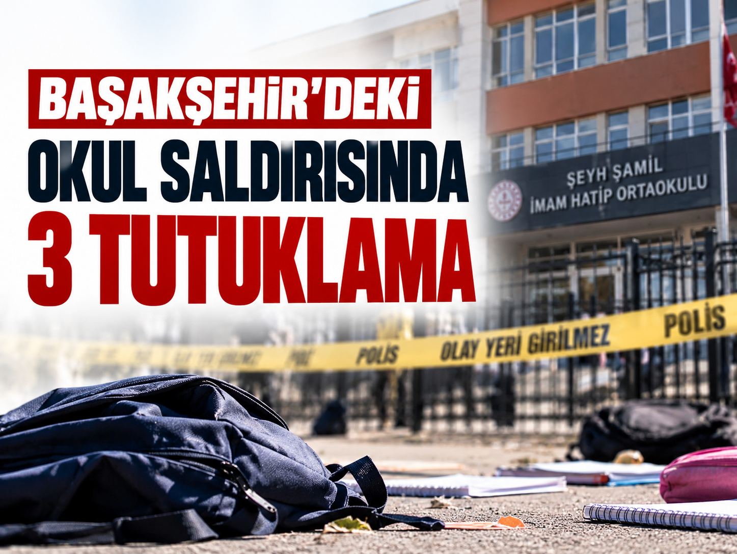 Başakşehir’deki okul saldırısında 3 tutuklama