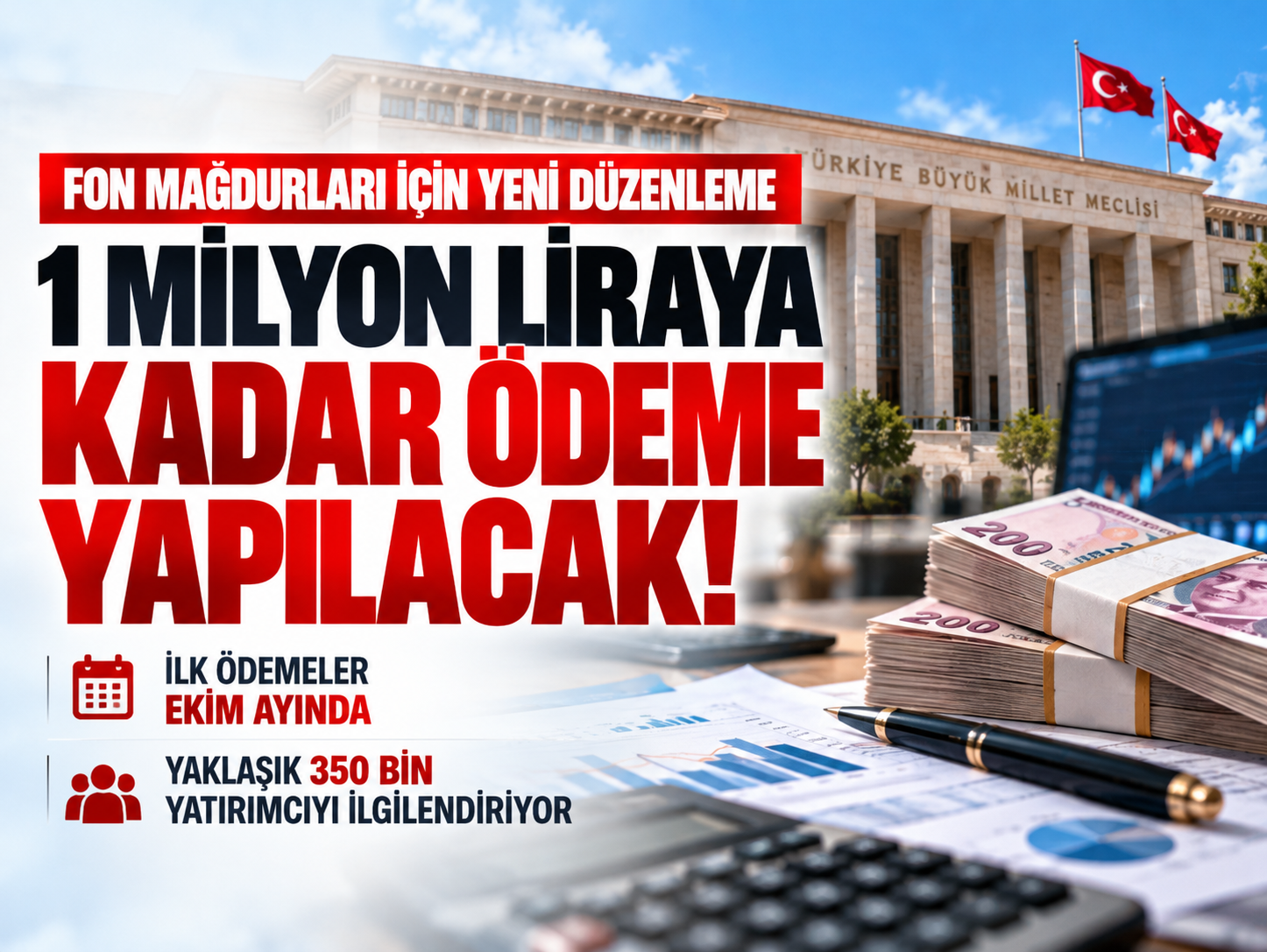 Fon mağdurlarına ödeme geliyor! İşte 1 milyon TL'nin şartları