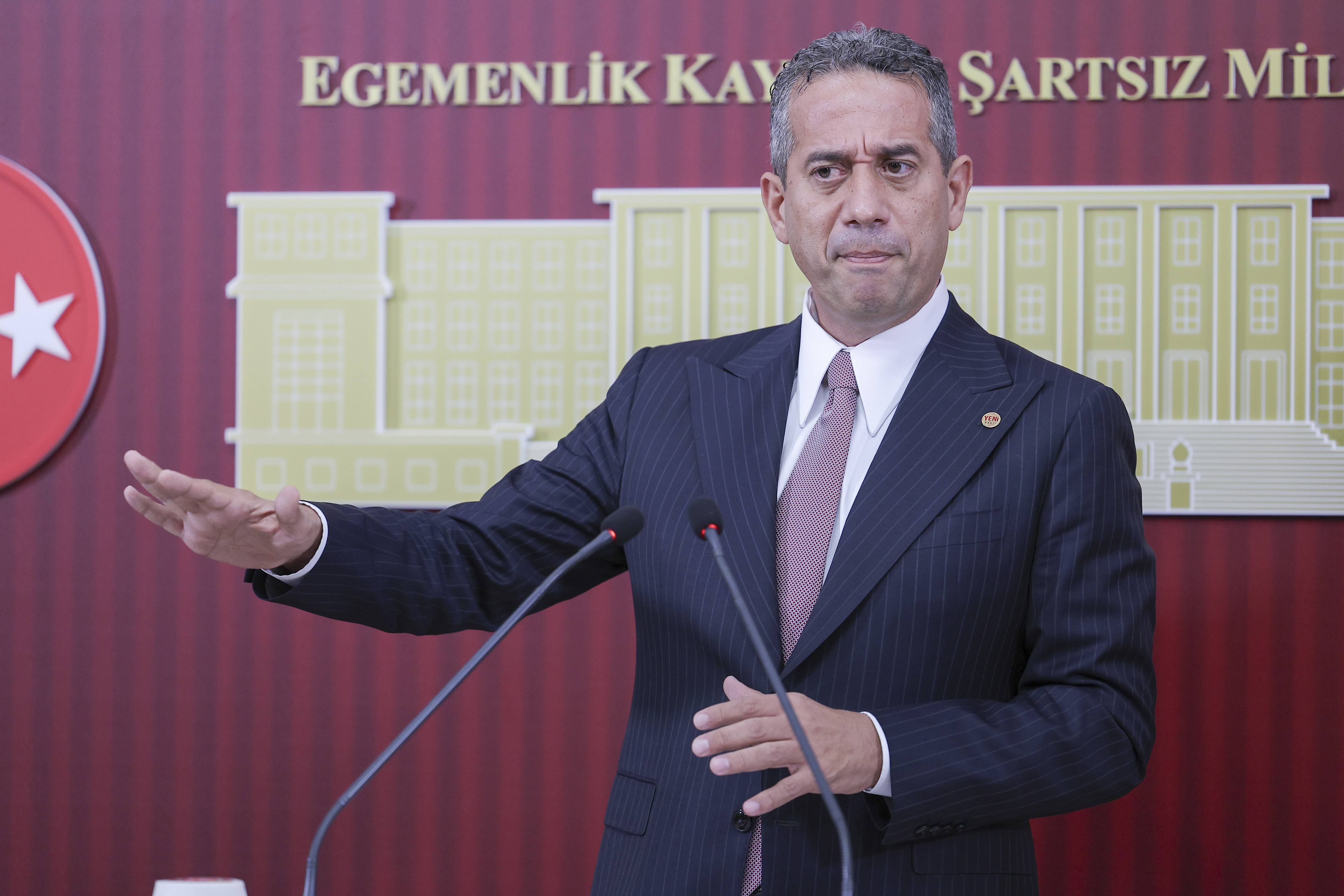 YENİ Partili Başarır’dan TBMM’de fon ve TFF çıkışı