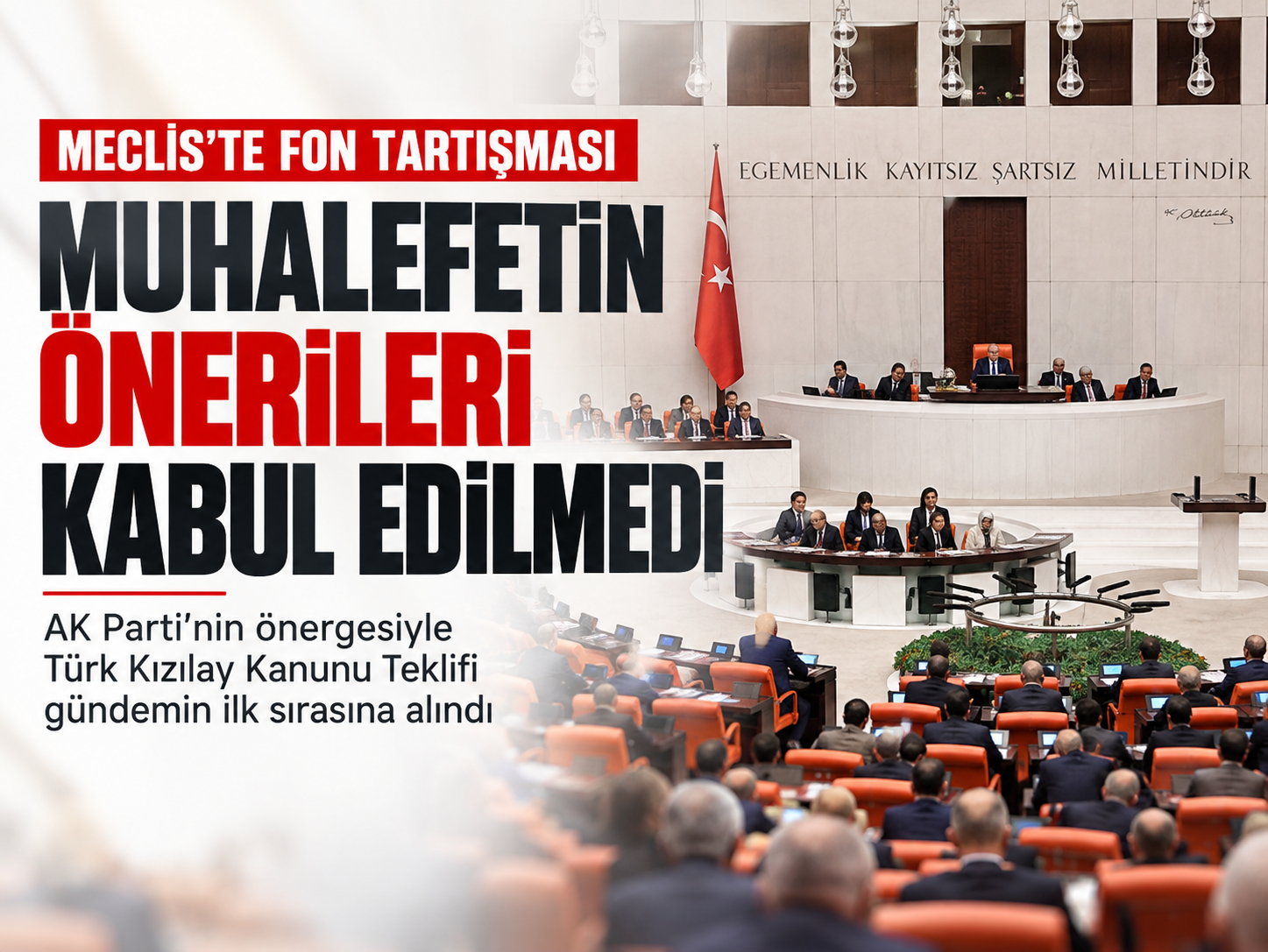 Meclis'te fon soruşturması tartışması: Muhalefetin önergeleri reddedildi