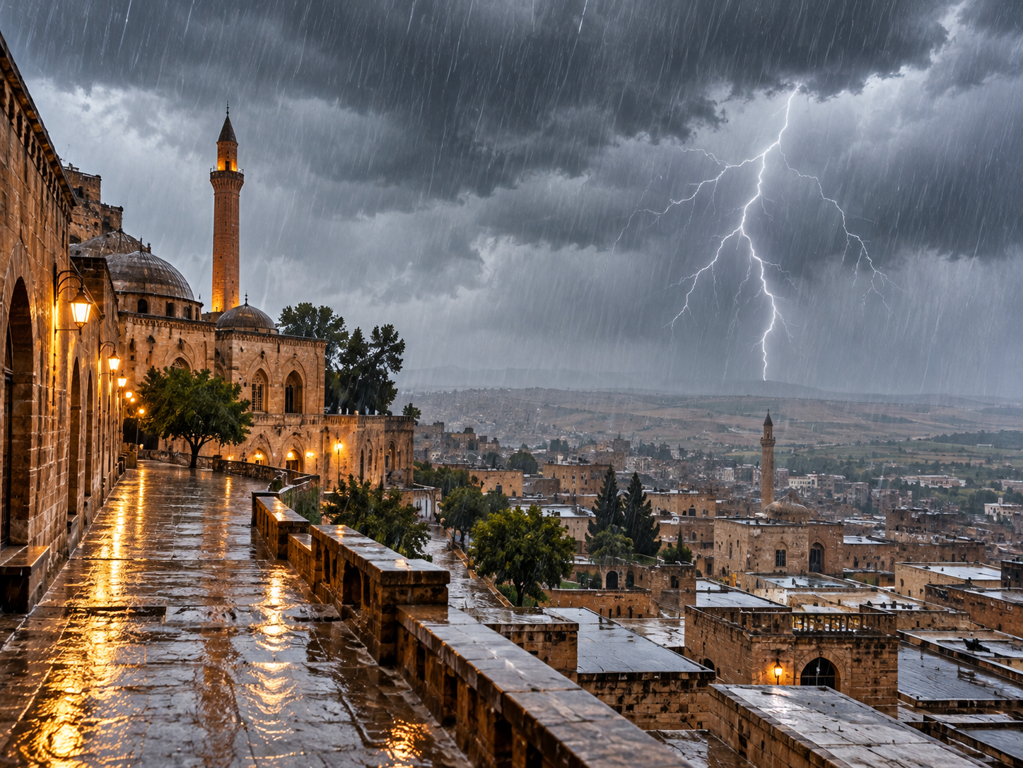 Şanlıurfa ve Mardin için kuvvetli yağış uyarısı