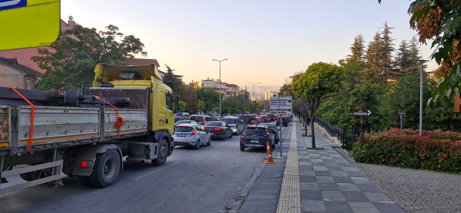 Ankara trafik durumu 9 Ekim: Yenimahalle'de yoğunluk!