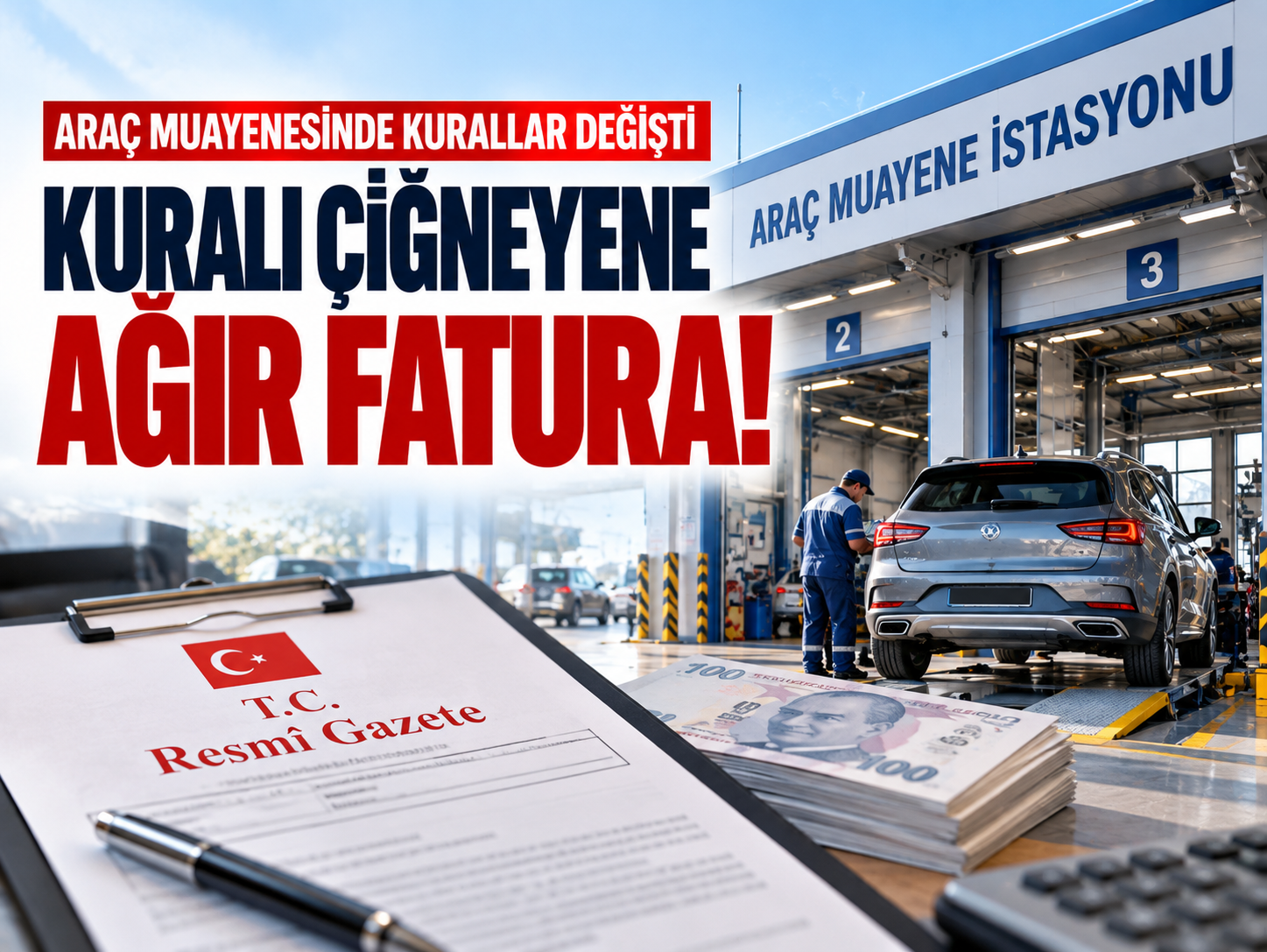 Muayene istasyonlarına yeni cezalar! Hangi ihlale ne kadar?