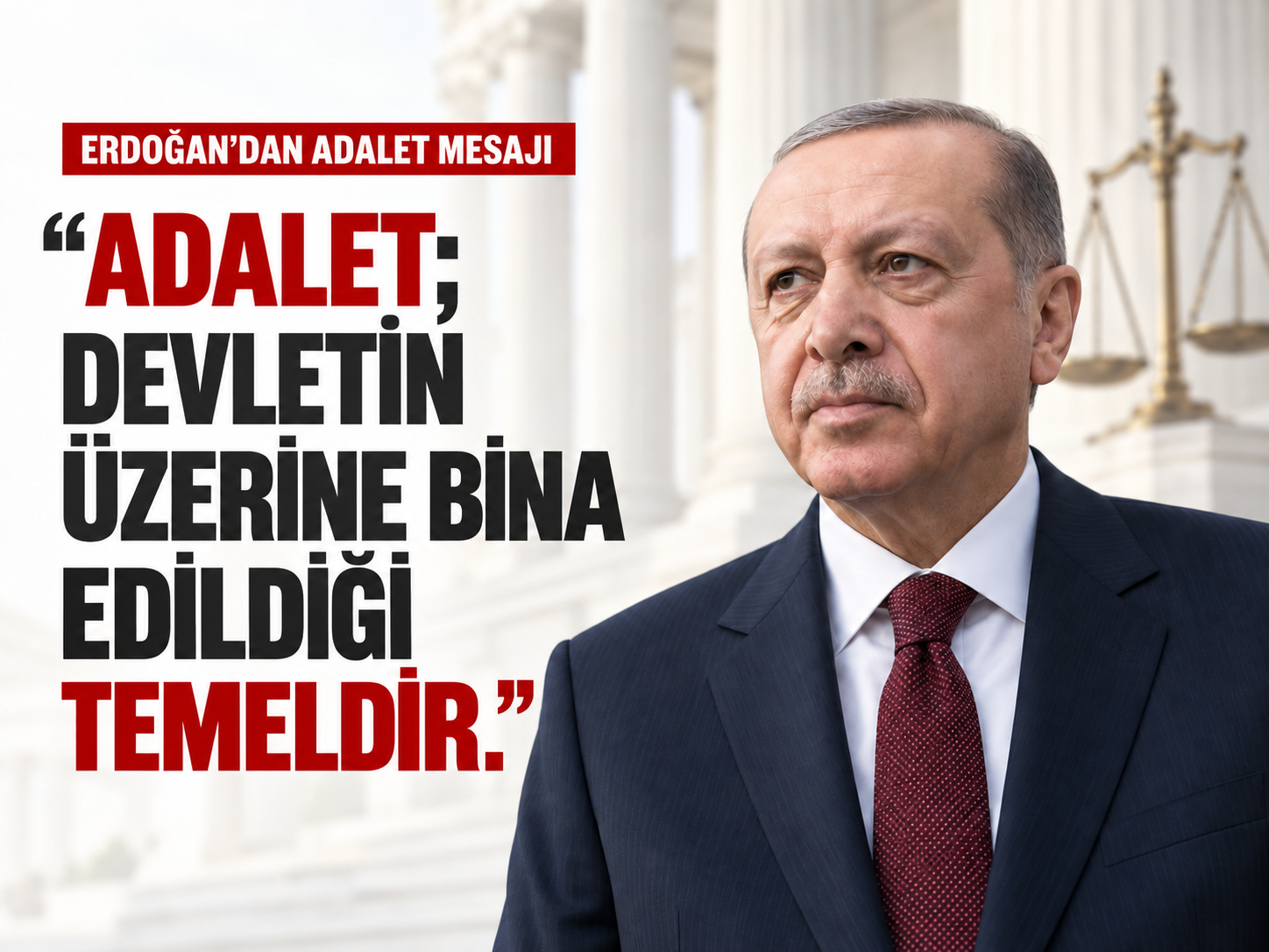Cumhurbaşkanı Erdoğan’dan Adalet Zirvesi açılışında açıklamalar
