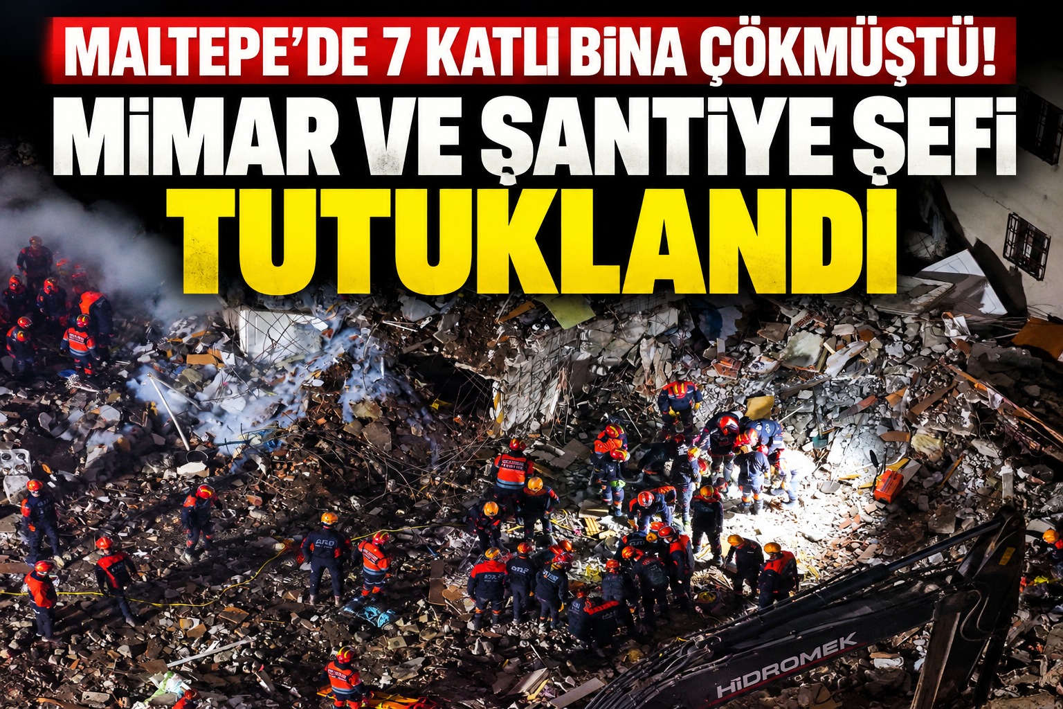 Maltepe'deki bina faciasında 2 tutuklama