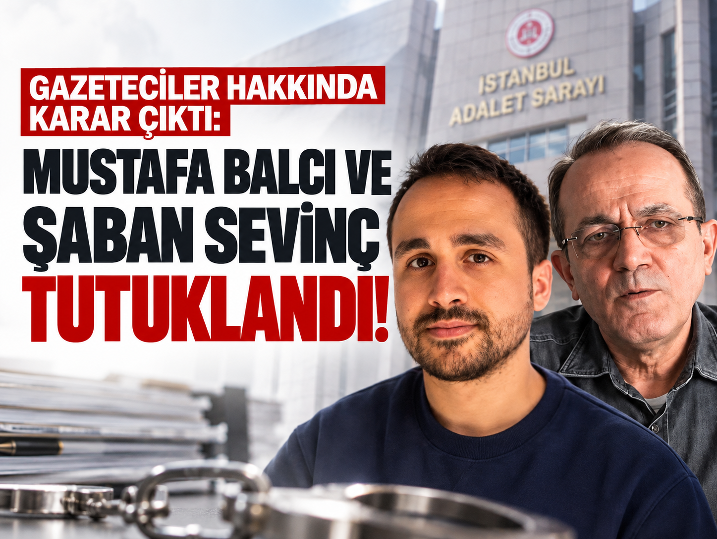 Şaban Sevinç ve Mustafa Balcı tutuklandı
