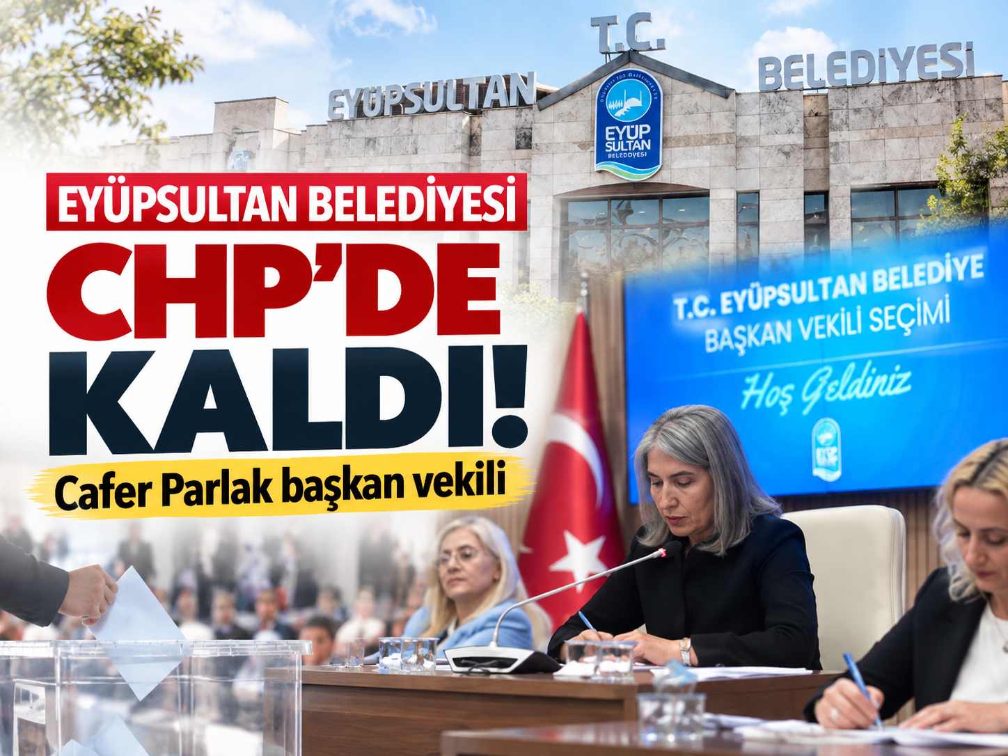 Eyüpsultan Belediyesi CHP'de kaldı!