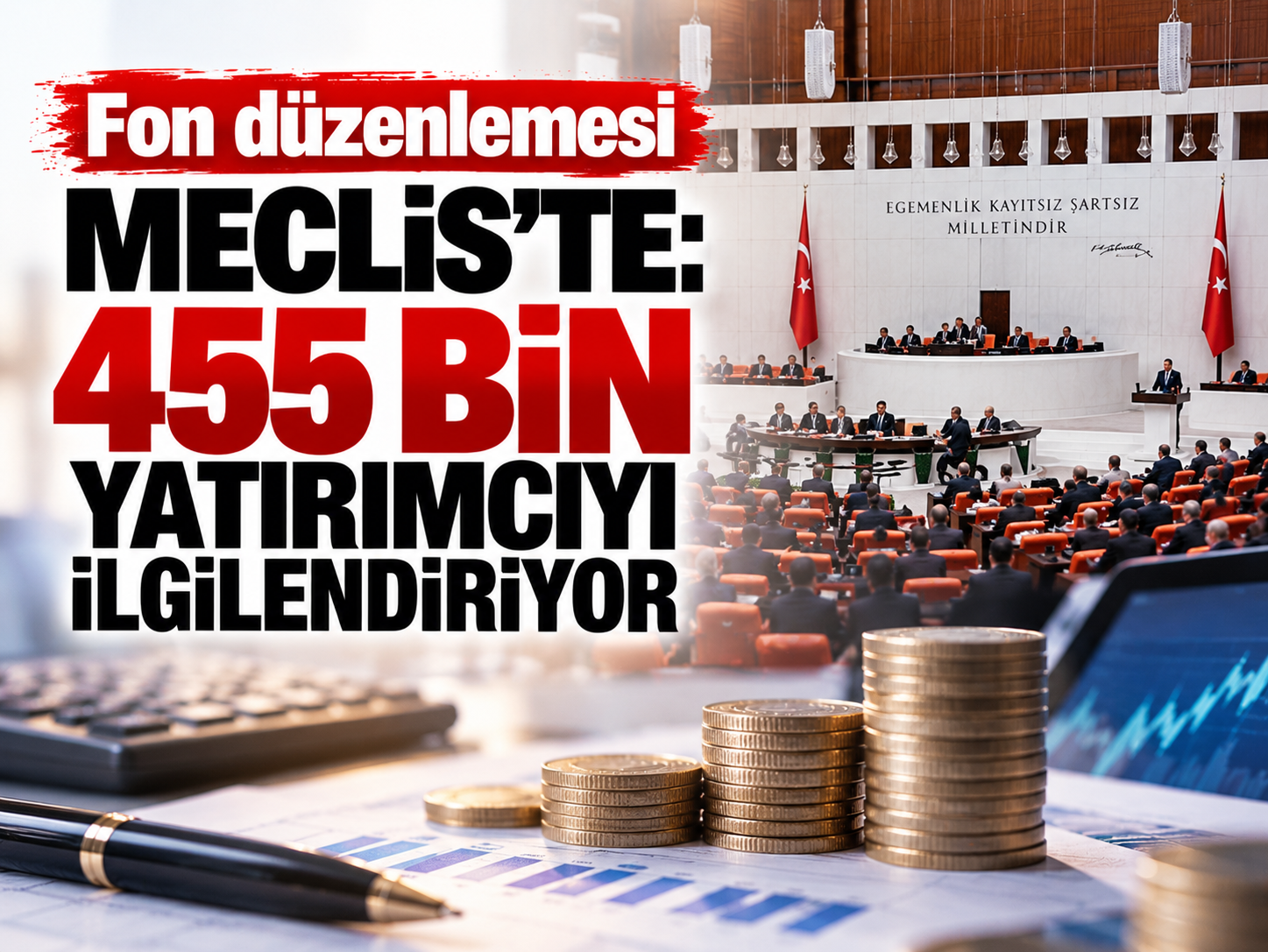 Fon düzenlemesi Meclis’te: 455 bin yatırımcıyı ilgilendiriyor