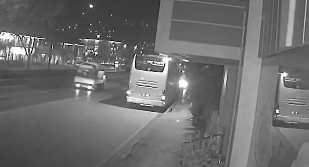 Manisa’daki otobüs kazası öncesine ait yeni görüntüler