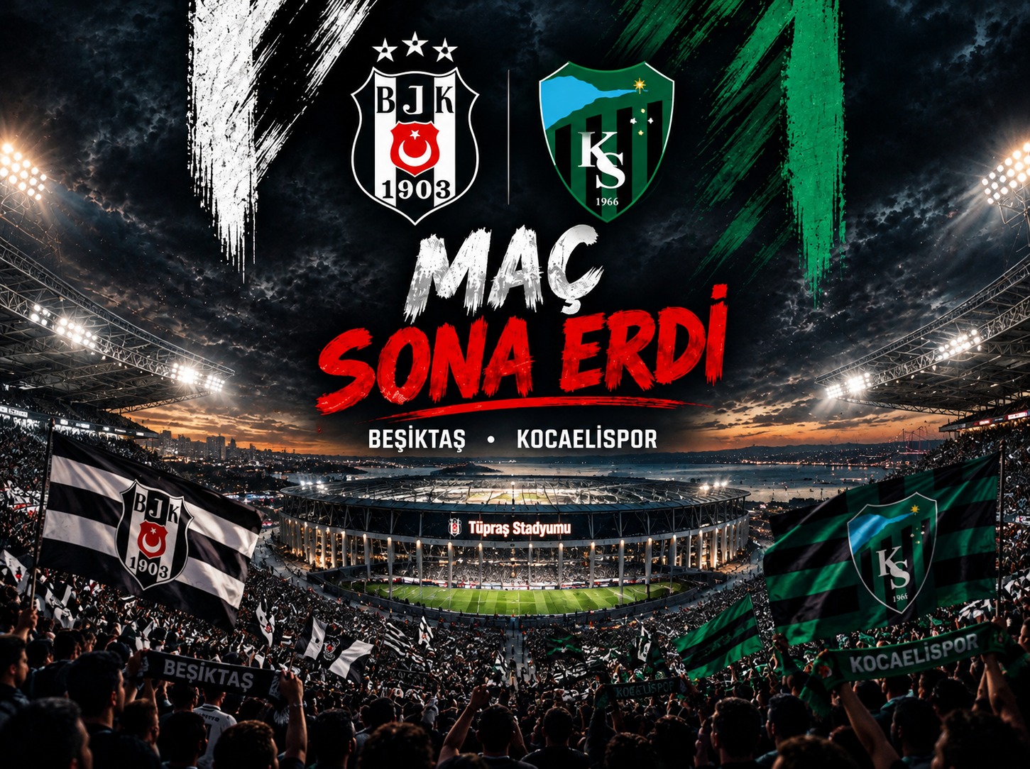 Beşiktaş, Kocaelispor'u mağlup etti