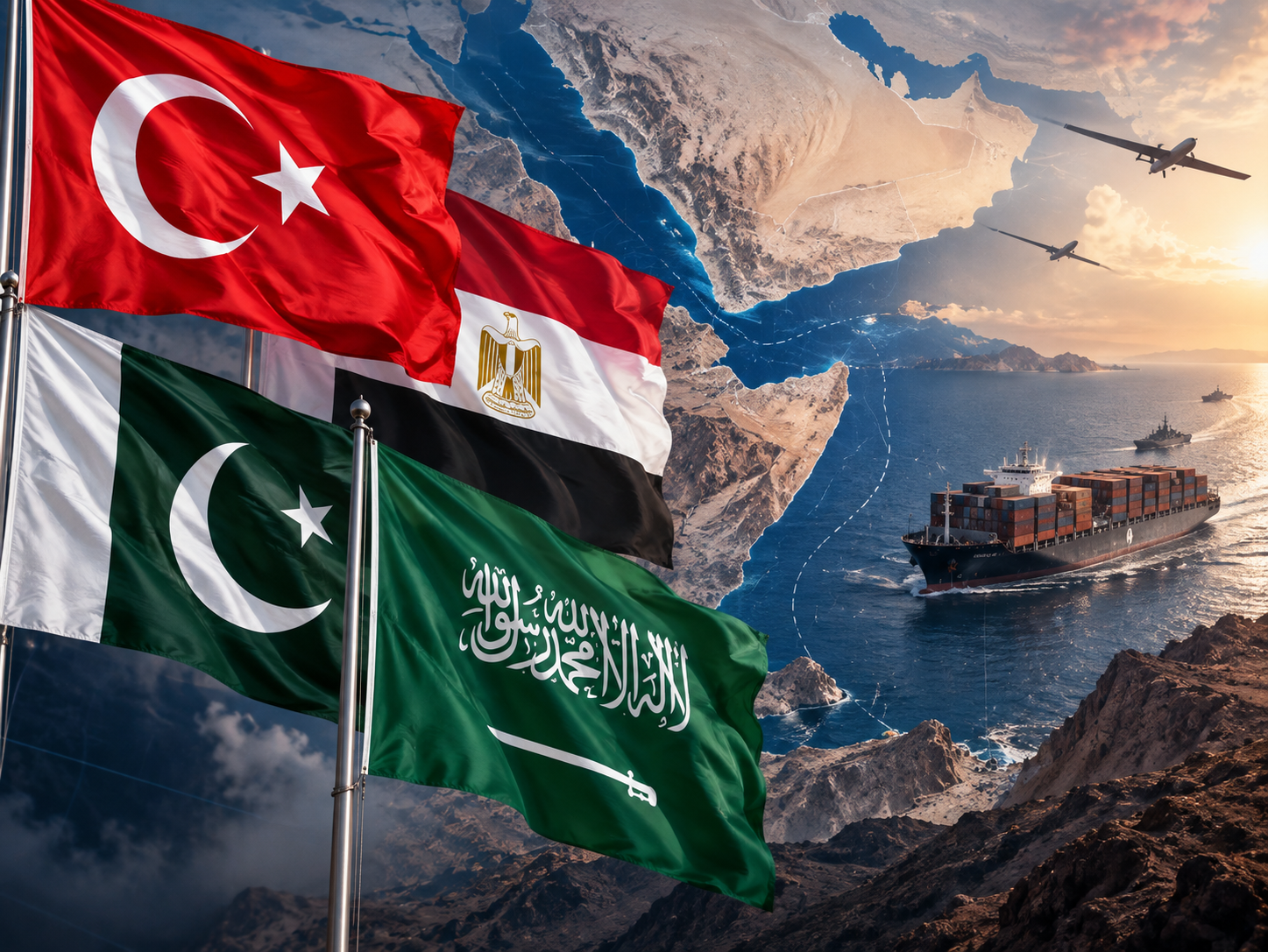 Türkiye, Mısır, Pakistan ve Suudi Arabistan'dan Husilere ortak tepki