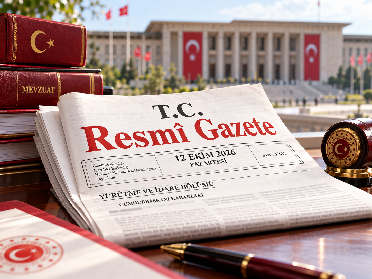 Resmî Gazete'de bugün: 12 Ekim 2026 kararları