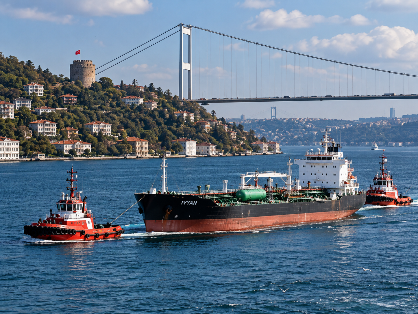 İstanbul Boğazı'nda gemi trafiği yeniden başladı