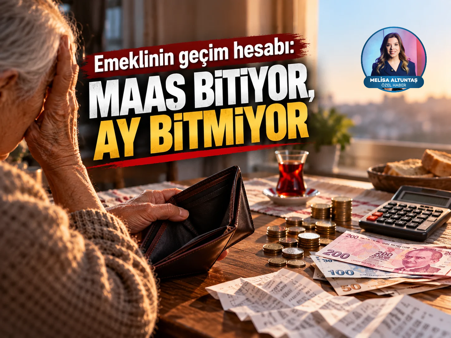 Emeklinin geçim hesabı: Maaş bitiyor, ay bitmiyor