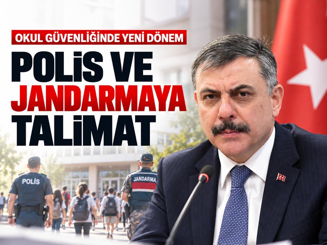 Okul güvenliğinde yeni dönem: Polis ve jandarmaya talimat