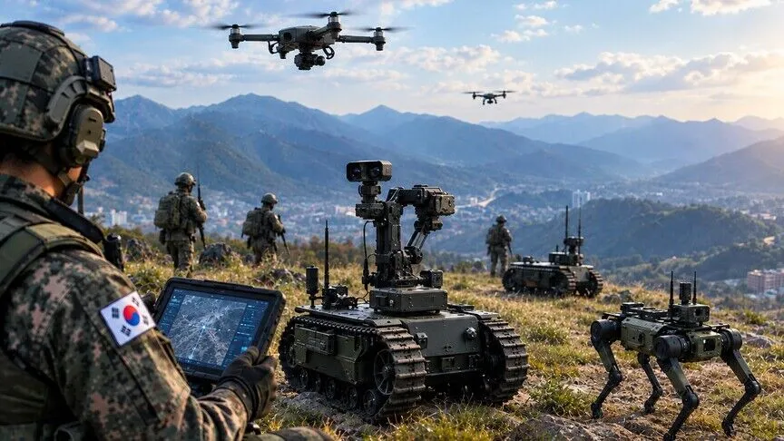 Güney Kore ordusunda yapay zekâ hamlesi: Robotlar sahaya iniyor