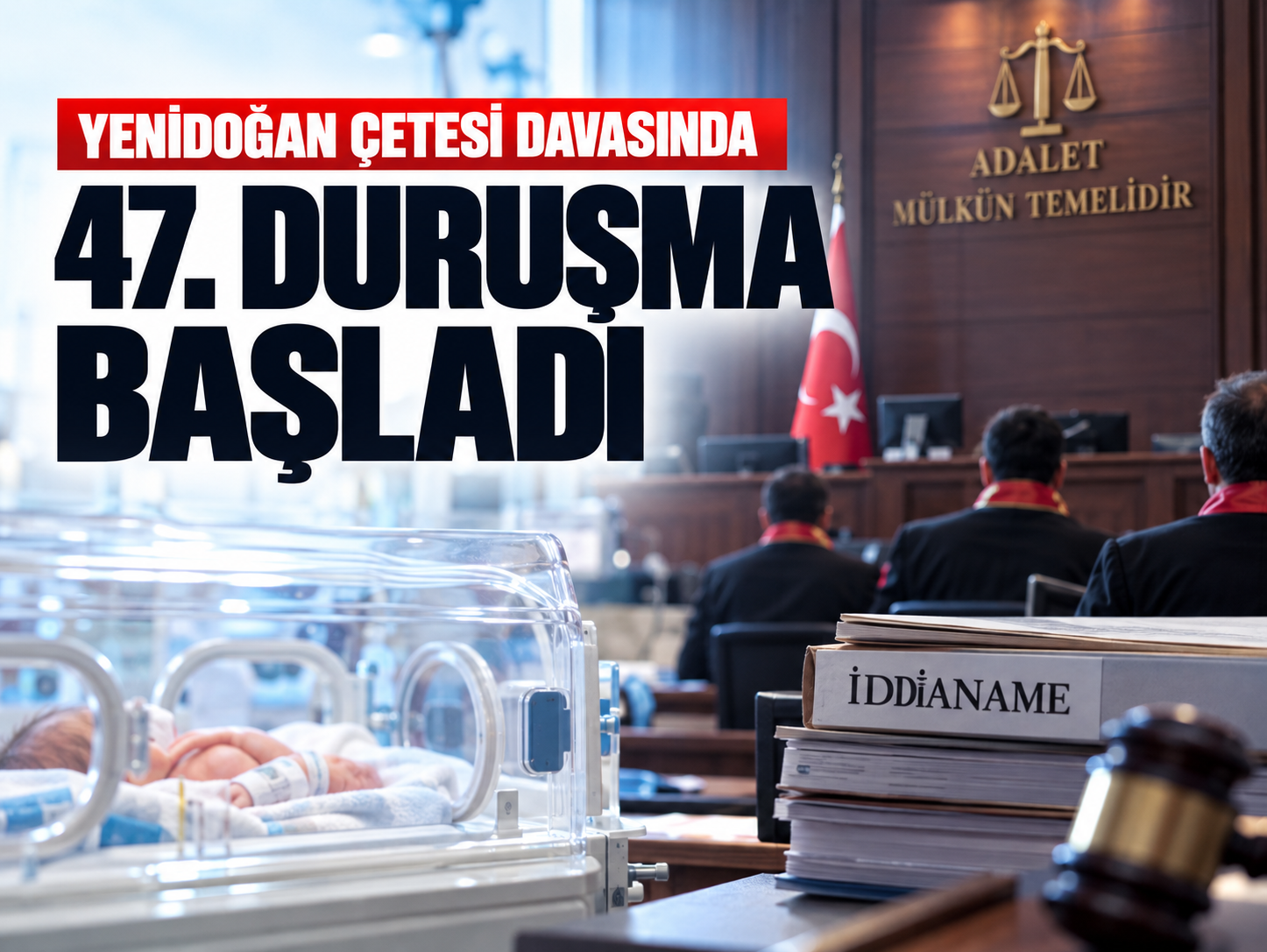 Yenidoğan çetesi davasında yeni perde! 62 sanık hakim karşısında