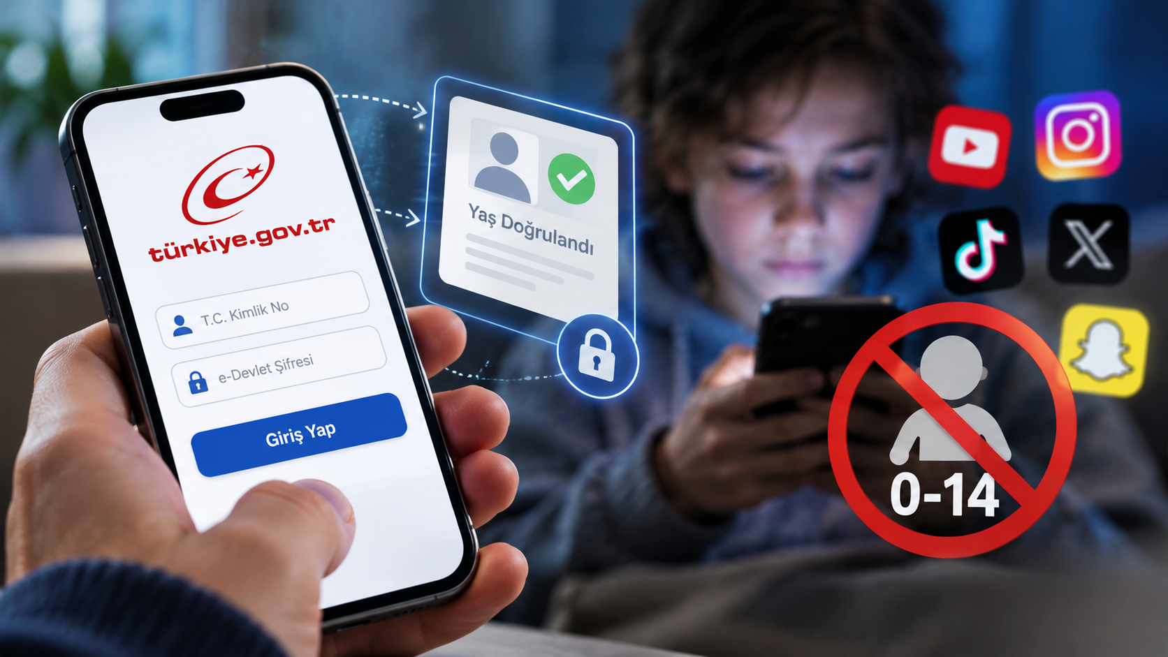 Sosyal medyada 15 yaş altına yeni dönem: e-Devlet doğrulaması geliyor