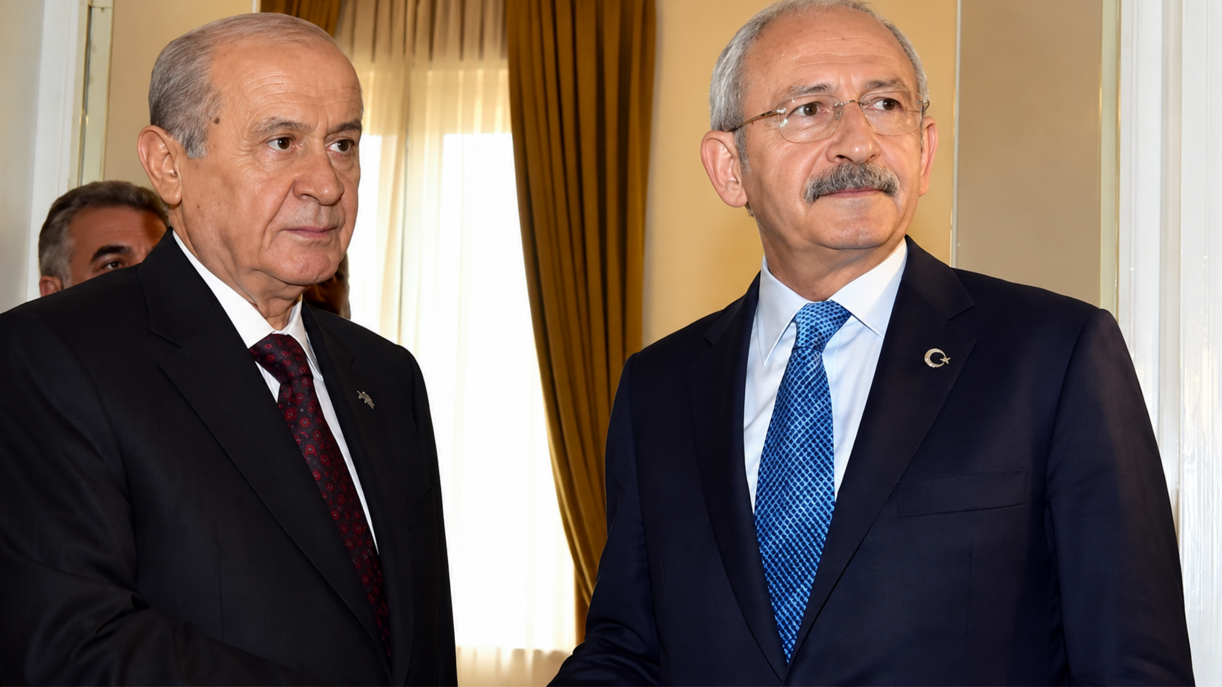 Siyasette sürpriz görüşme: Bahçeli, Kılıçdaroğlu'nu makamında ağırladı