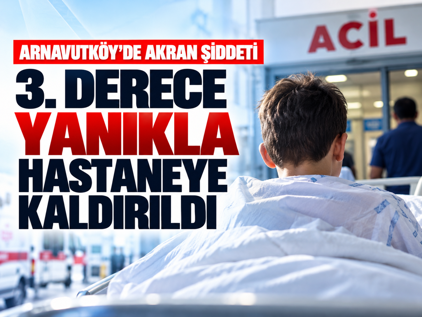 Arnavutköy'de kolonya dehşeti! 12 yaşındaki çocuğu arkadaşlarının yaktığı iddia edildi