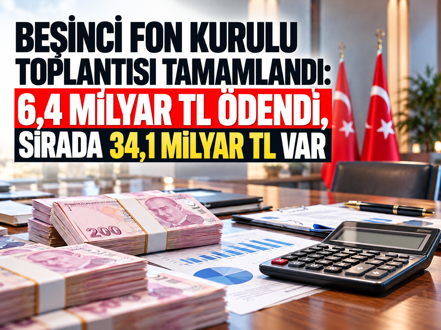 Beşinci Fon Kurulu Toplantısı tamamlandı: 34,1 milyar TL'lik ödeme için tarih verildi