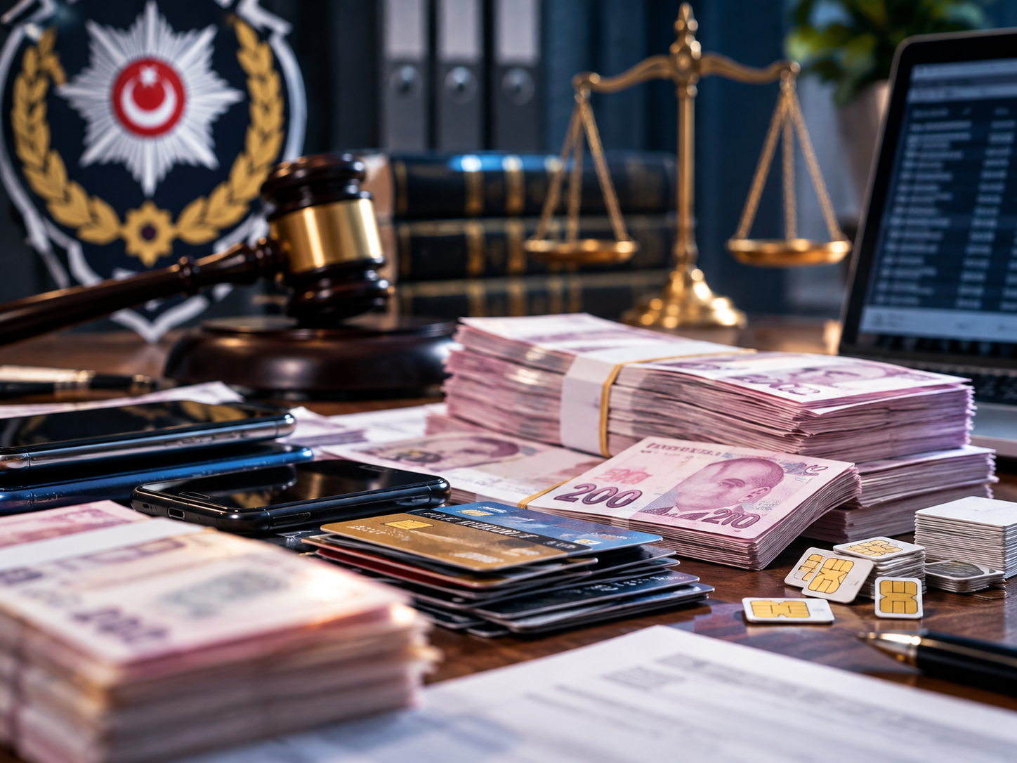 Mersin’de dolandırıcılık operasyonu: 13 şüpheli yakalandı