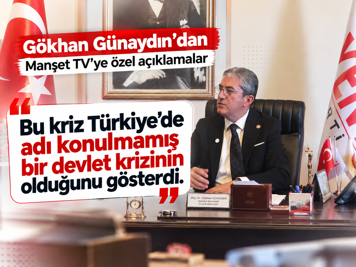 Gökhan Günaydın’dan Manşet TV’ye özel açıklamalar