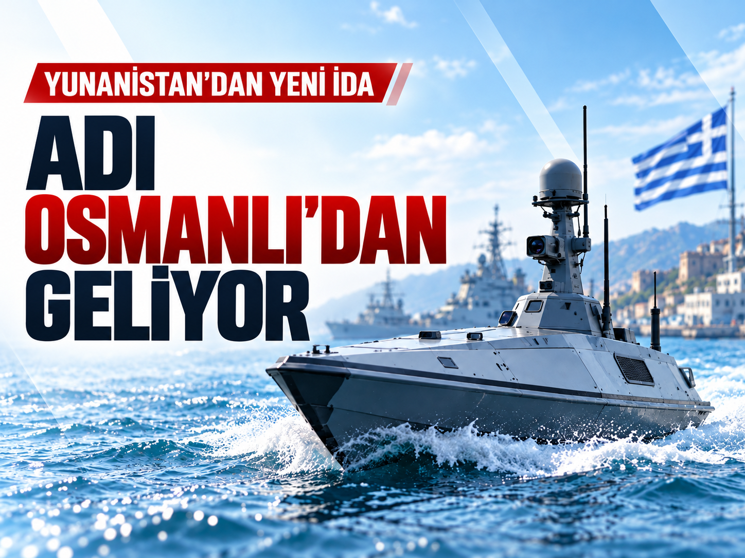 Yunanistan'dan Osmanlı göndermesi! Kamikaze aracına o ismi verdiler