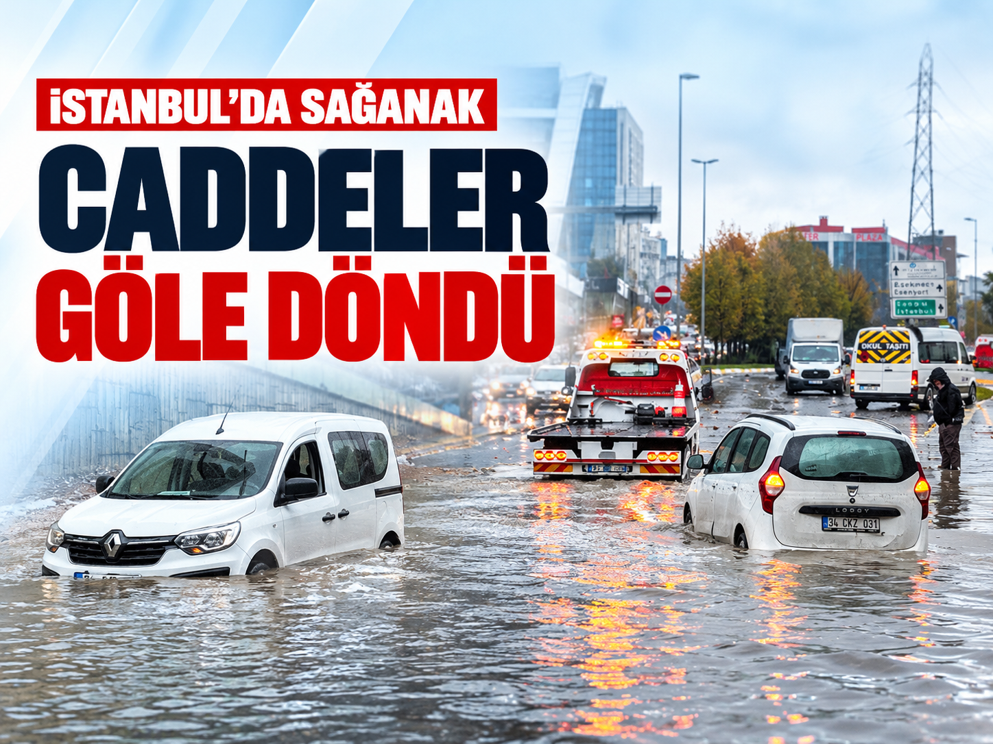 İstanbul'da sağanak hayatı felç etti! Evleri ve iş yerlerini su bastı