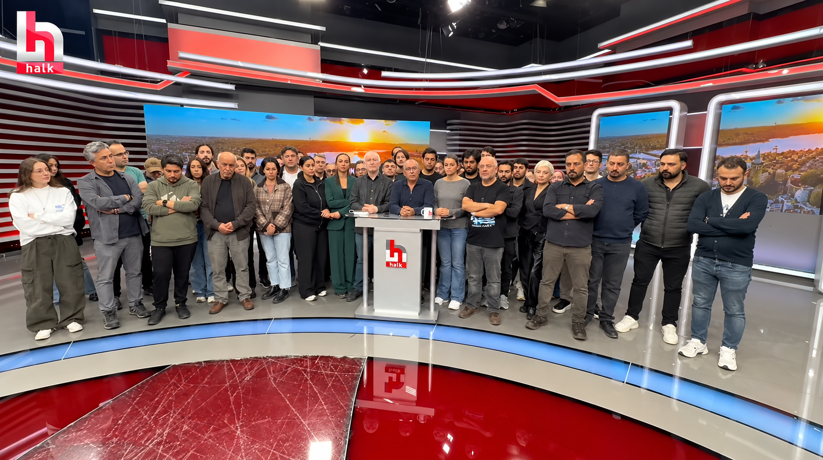 Halk TV çalışanlarından ilk açıklama: Gazetecilik bitmez