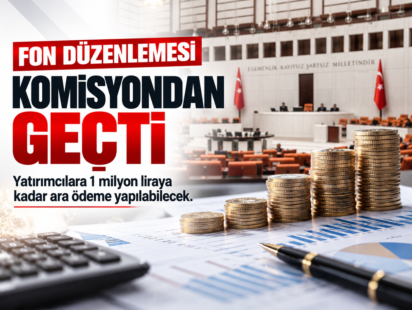 Tasfiye edilecek yatırım fonlarına ilişkin kanun teklifi komisyondan geçti