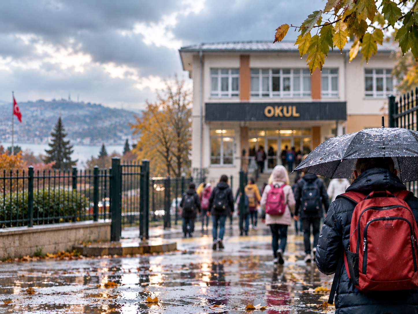 Sakarya’da okullar tatil edildi: Valilikten turuncu kod uyarısı