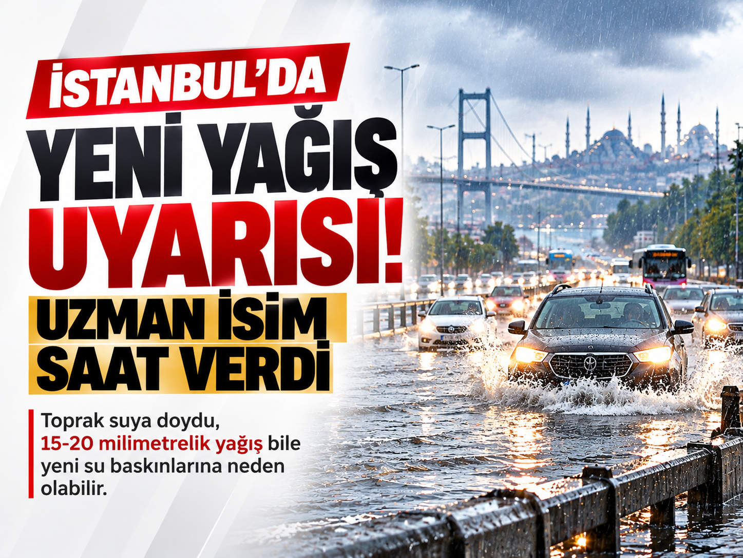 İstanbul'da yeni yağış uyarısı! Uzman isim saat verdi