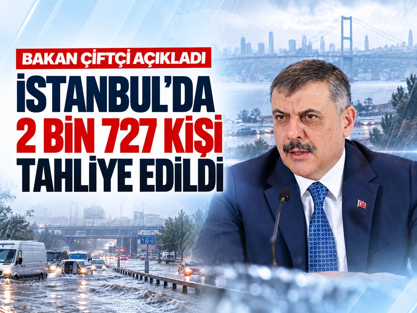 İstanbul'da yağış rekoru! Bakan Çiftçi son rakamları açıkladı