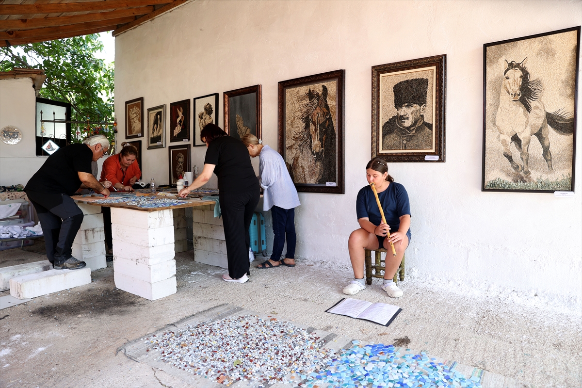 Kırklareli'nde sanat ve köy yaşamı aynı çalıştayda buluştu