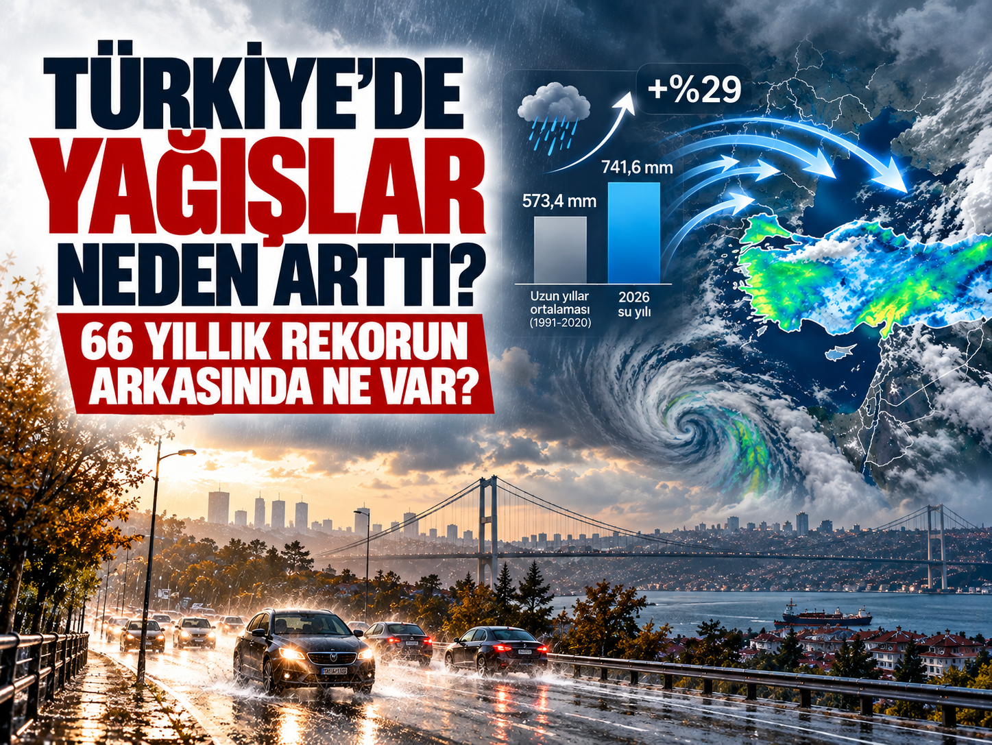 Türkiye'de yağışlar neden arttı? 66 yıllık rekorun arkasında ne var?