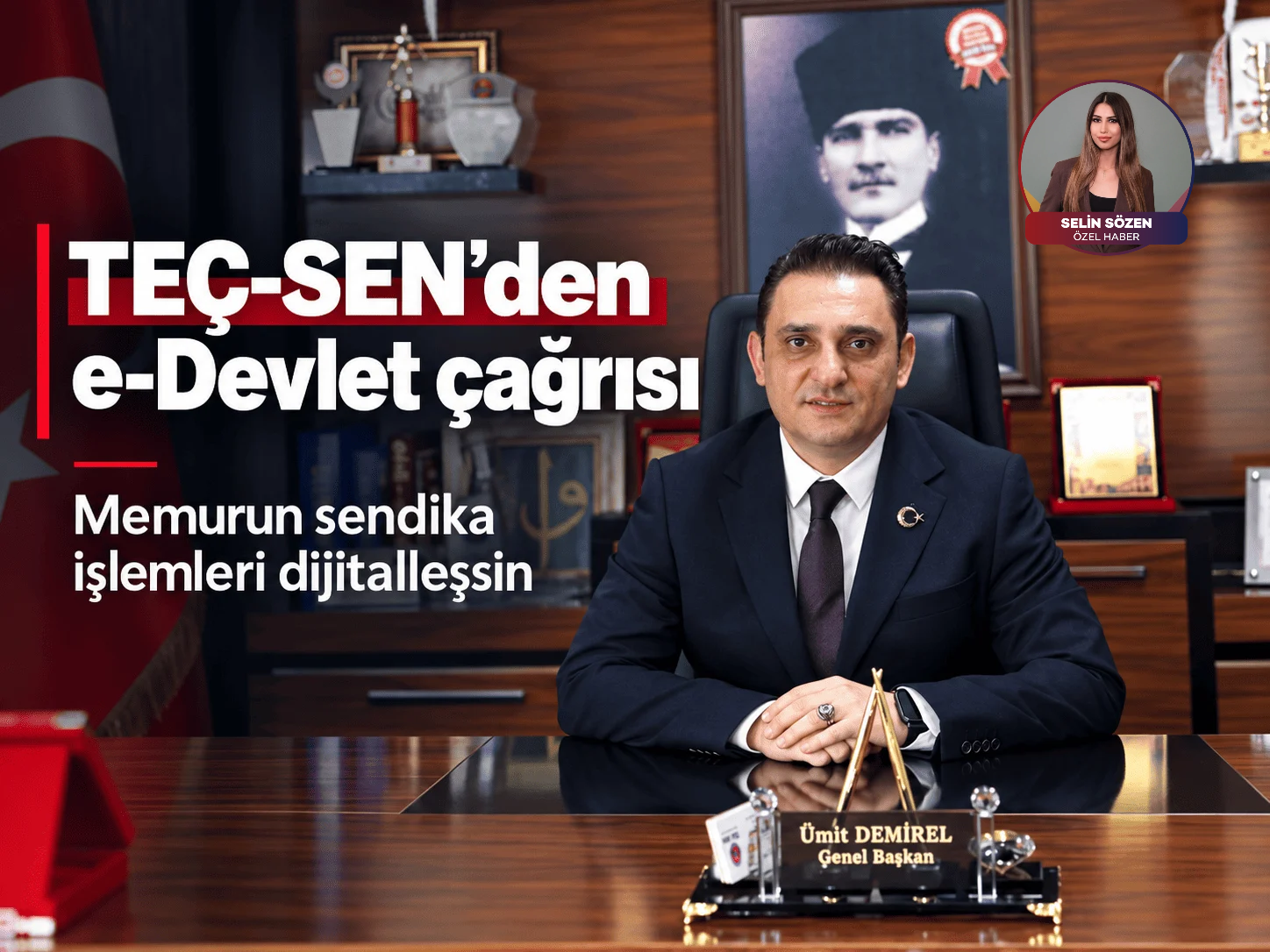 TEÇ-SEN’den e-Devlet çağrısı: Memurun sendika işlemleri dijitalleşsin