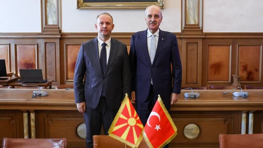 Kurtulmuş'tan Kuzey Makedonya'ya destek mesajı