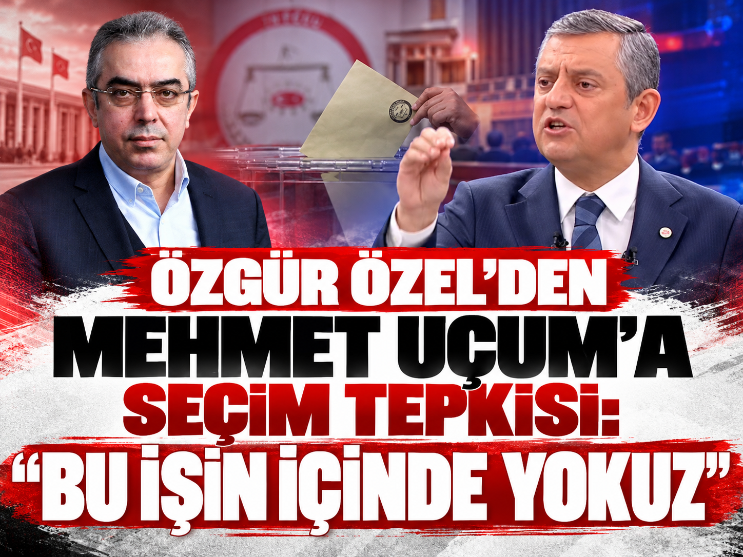 Özgür Özel'den Mehmet Uçum'a seçim tepkisi: “Bu işin içinde yokuz”